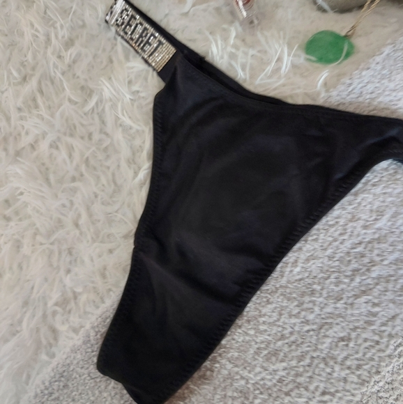 Panties Satin Thong. Women Satin - Picture 3 of 5
